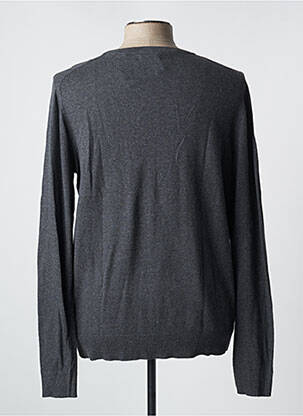 Pull col rond manches longues gris JACK & JONES homme