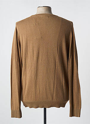 Pull col rond manches longues beige JACK & JONES homme