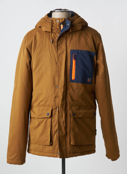 Parka marron J&JOY pour homme