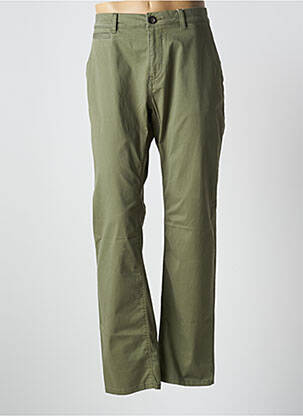 Pantalon droit stretch taille normale vert TOM TAILOR homme