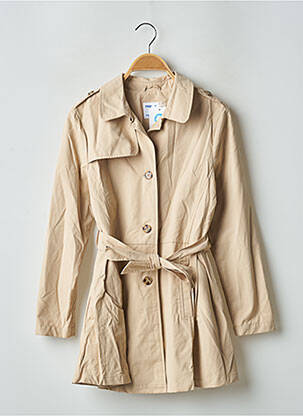 Trench poches sans capuche beige MAYORAL fille