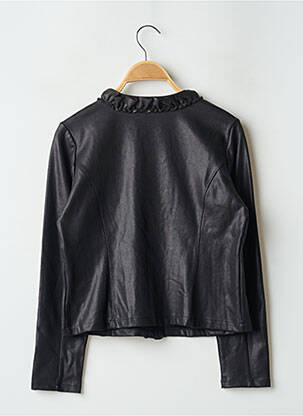 Veste casual col rond noir MAYORAL fille