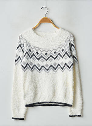 Pull blanc MAYORAL pour fille