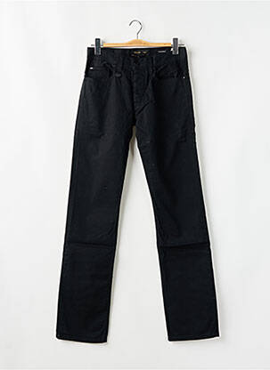 Jeans coupe droite fermeture boutonnée sur le devant taille normale noir SALSA homme