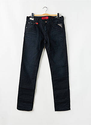 Jeans coupe slim fermeture boutonnée sur le devant taille normale noir GARCIA homme