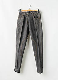 Jeans coupe slim poches taille haute gris EQUI-THEME femme