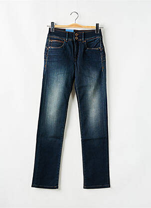 Jeans coupe slim stretch taille haute bleu SALSA femme