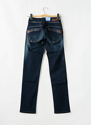 Jeans coupe slim stretch taille haute bleu SALSA femme