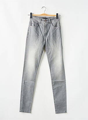 Jeans skinny taille haute taille haute gris SALSA femme
