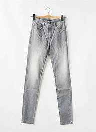 Jeans skinny taille haute taille haute gris SALSA femme