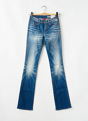 Jeans bootcut stretch taille basse bleu REPLAY femme
