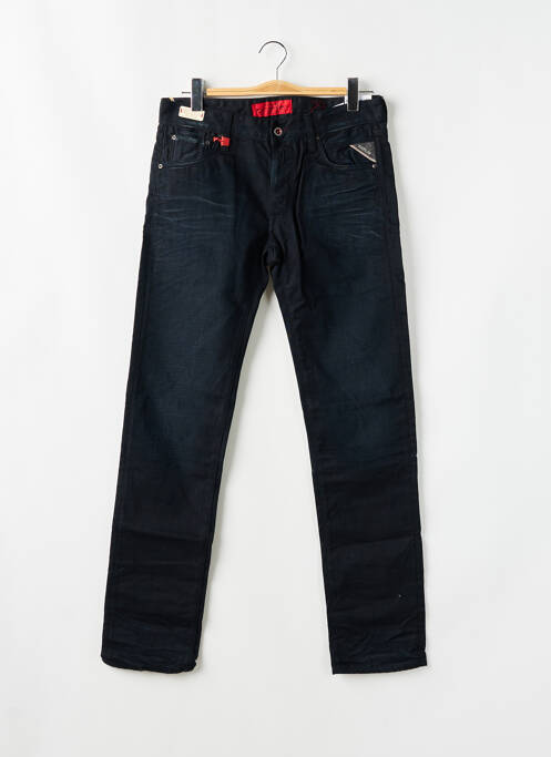Jeans coupe slim fermeture boutonnée sur le devant taille normale noir GARCIA homme