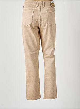 Pantalon 7/8 tissage popeline beige LEE COOPER femme