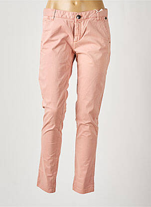 Pantalon slim poches rose DDP femme