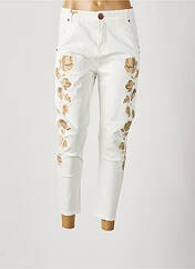 Pantalon 7/8 blanc DESIGUAL pour femme seconde vue