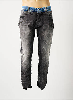 Jeans coupe slim tissage brut taille normale gris SALSA homme