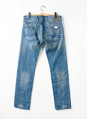 Jeans coupe slim tissage brut taille normale bleu REPLAY homme