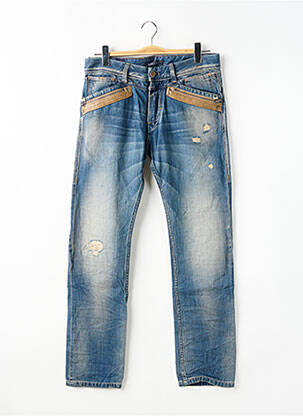 Jeans coupe slim fermeture boutonnée sur le devant taille normale bleu SALSA homme