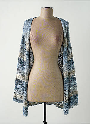 Gilet manches longues stretch bleu SALSA femme