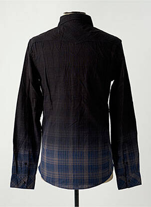 Chemise manches longues poches noir SALSA homme