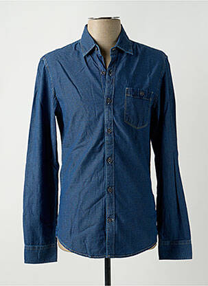 Chemise manches longues manches longues bleu SALSA homme