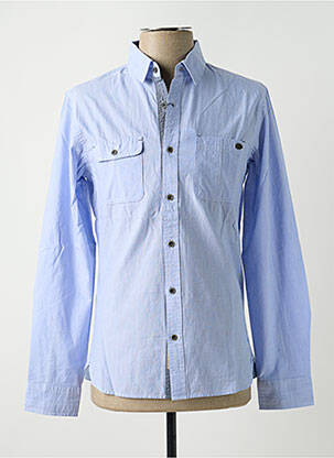 Chemise manches longues poches bleu SALSA homme