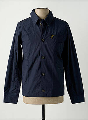 Veste casual fermeture boutonnée sur le devant bleu SALSA homme