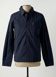 Veste casual fermeture boutonnée sur le devant bleu SALSA homme
