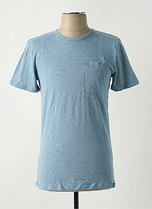 T-shirt coupe cintrée manches courtes bleu GARCIA homme