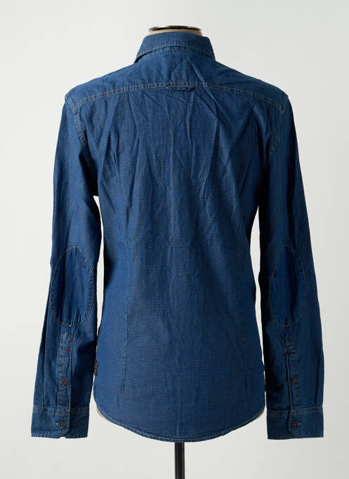 Chemise manches longues bleu SALSA pour homme