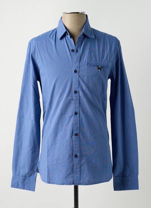 Chemise manches longues bleu SALSA pour homme