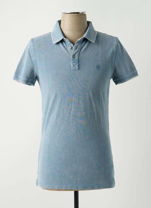 Polo bleu GARCIA pour homme