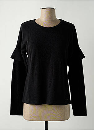 Pull coupe droite manches longues noir SALSA femme