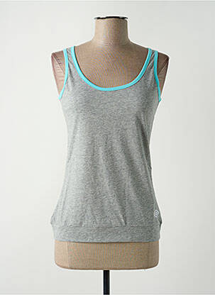 Débardeur stretch sans manche gris UMBRO femme
