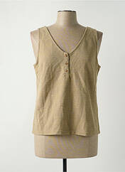 Top beige ICHI pour femme seconde vue