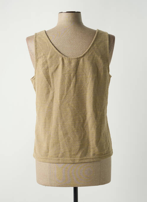 Top beige ICHI pour femme