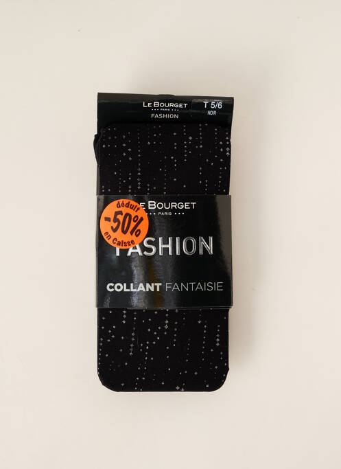 Collants noir LE BOURGET pour femme