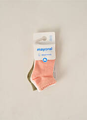 Chaussettes rose MAYORAL pour fille seconde vue