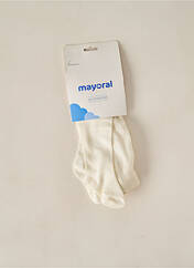 Collants blanc MAYORAL pour fille seconde vue