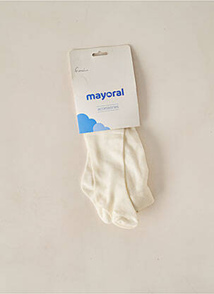 Collants blanc MAYORAL pour fille