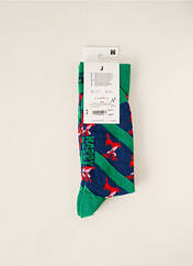 Chaussettes vert HAPPY SOCKS pour homme seconde vue