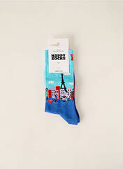 Chaussettes bleu HAPPY SOCKS pour femme seconde vue