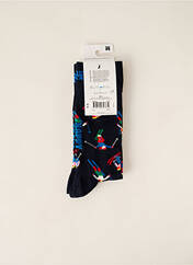 Chaussettes bleu HAPPY SOCKS pour homme seconde vue