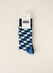 Chaussettes bleu HAPPY SOCKS pour homme seconde vue