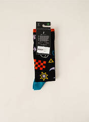 Chaussettes noir HAPPY SOCKS pour homme seconde vue