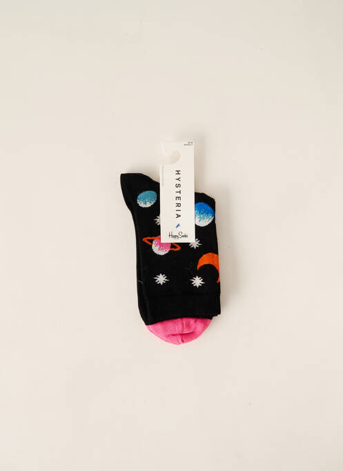 Chaussettes noir HAPPY SOCKS pour femme