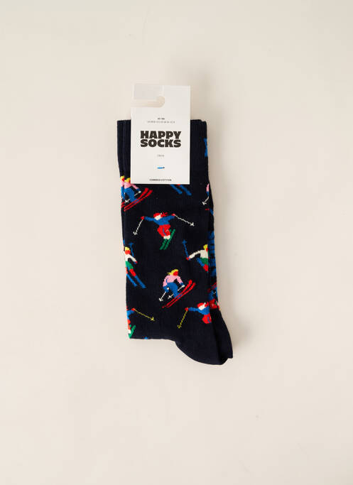 Chaussettes bleu HAPPY SOCKS pour homme