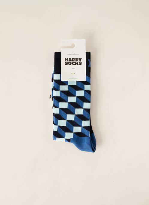 Chaussettes bleu HAPPY SOCKS pour homme