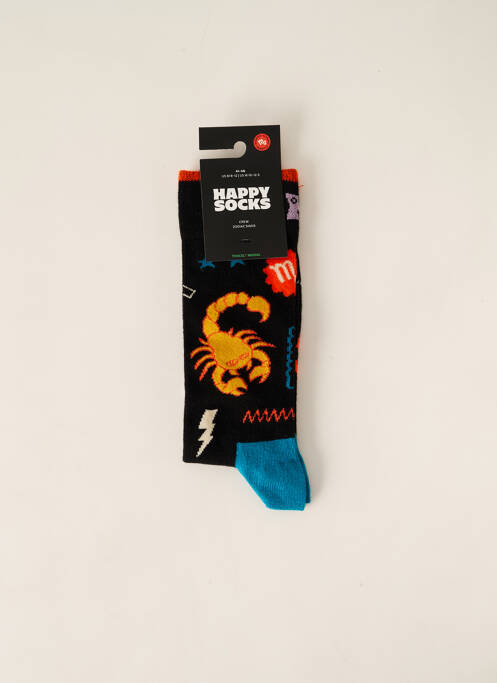 Chaussettes noir HAPPY SOCKS pour homme