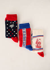 Chaussettes rouge HAPPY SOCKS pour unisexe seconde vue